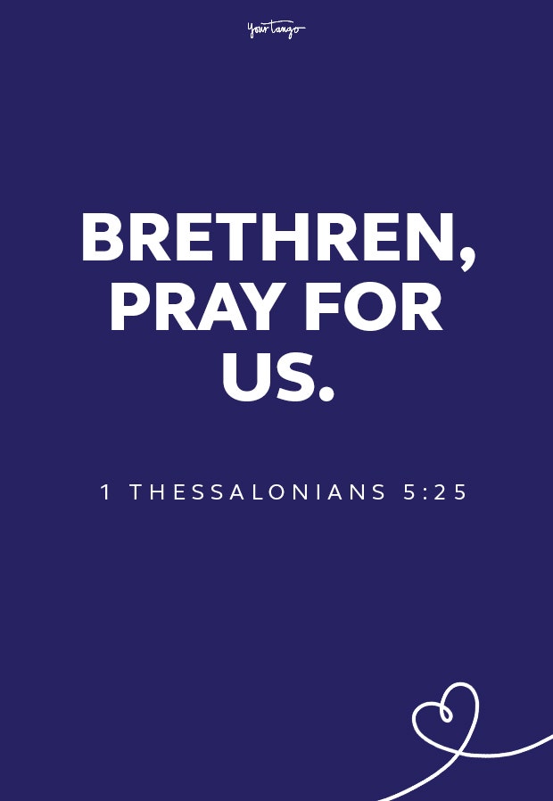 1 Thessalonians 5:25 short bible quotes