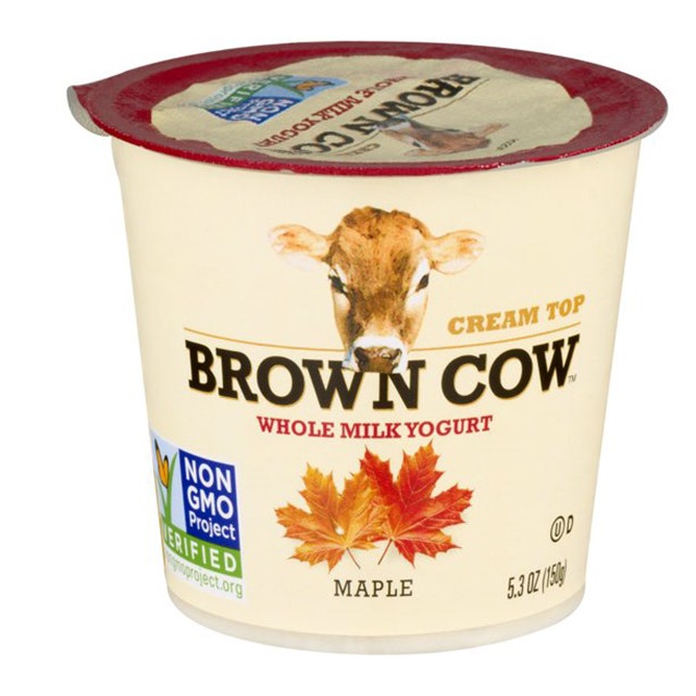 Brown Cow Plain Cream Top Yogurt