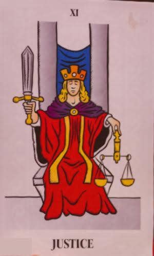 justice tarot card