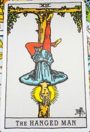 the hanged man tarot card