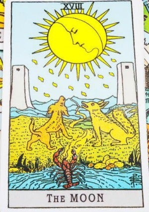 the moon tarot card