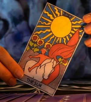 the sun tarot card