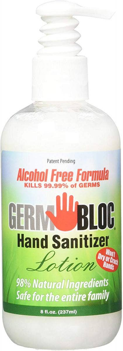GermBloc Hand Sanitizer Lotion hand sanitizer for sensitive skin