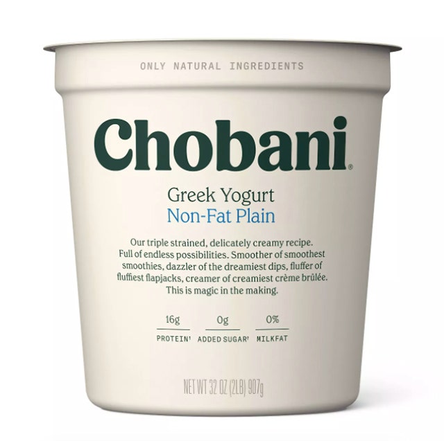 Chobani Plain Nonfat Greek Yogurt