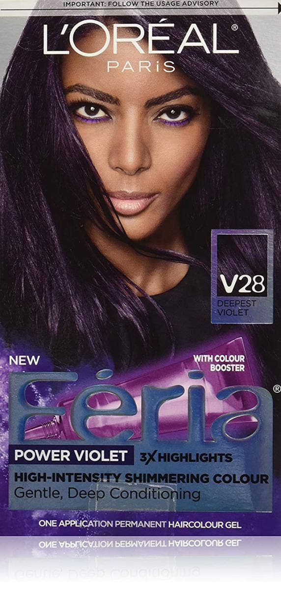 L&#039;Oreal Paris Feria High-Intensity Shimmering Color in Power Purple