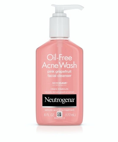 Neutrogena Oil-Free Pink Grapefruit Acne Facial Cleanser