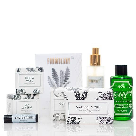 Formulary 55 Self Care Bath &amp;amp; Body Gift Set - Minty Fresh