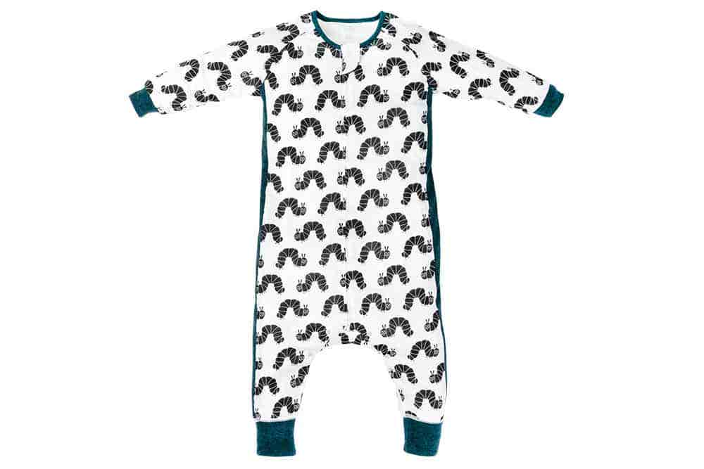 Eric Carle Black Caterpillar Long Sleeve Sleep Suit