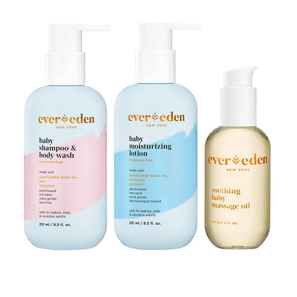 Evereden Baby Bathtime Basics Trio