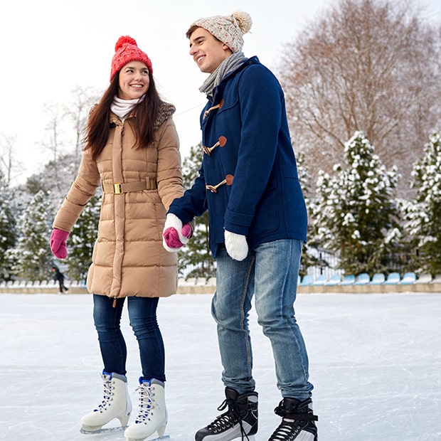 couple ice skating