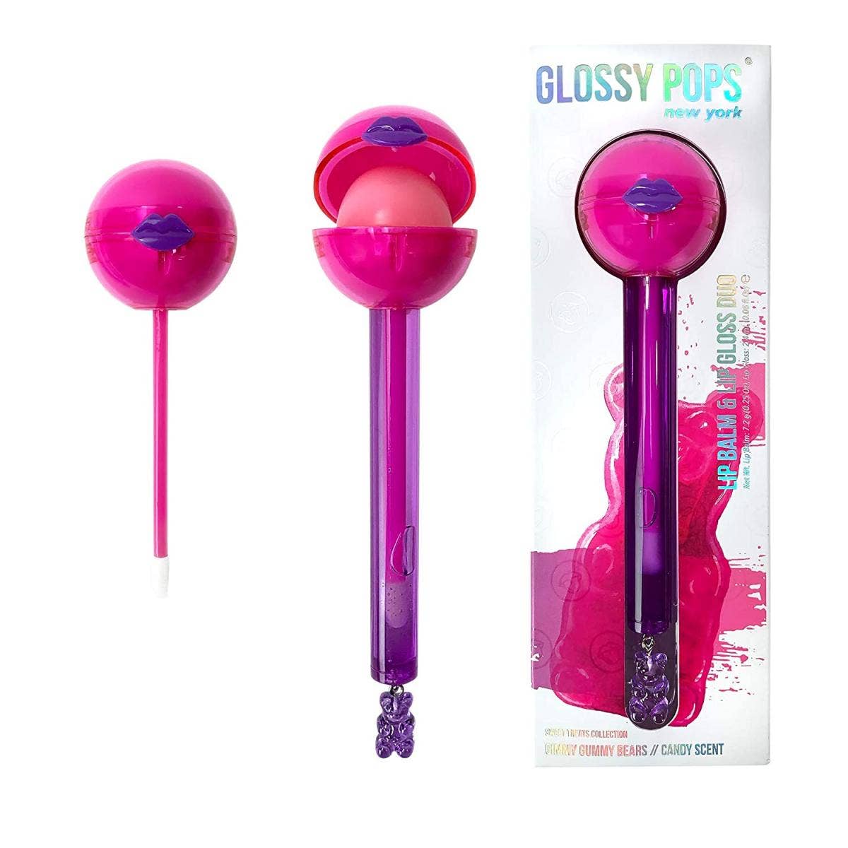 Glossy Pops Scented Clear Lip Balm &amp;amp; Clear Lip Gloss Combo