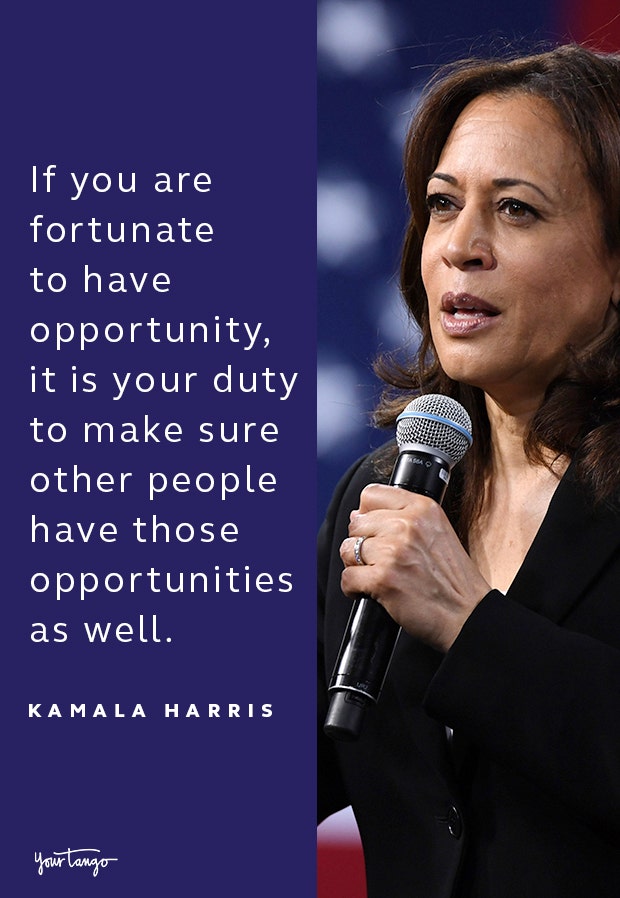kamala harris quote about opportunities