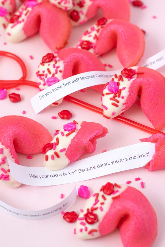 Valentine’s Pick-up Line Fortune Cookies