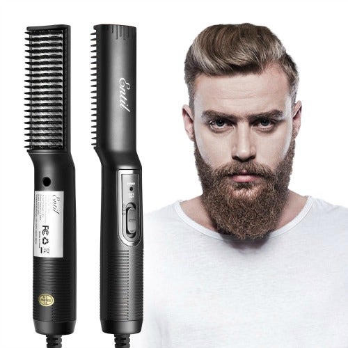 Entil Ceramic Beard Straightener &amp;amp; Ionic Beard Brush