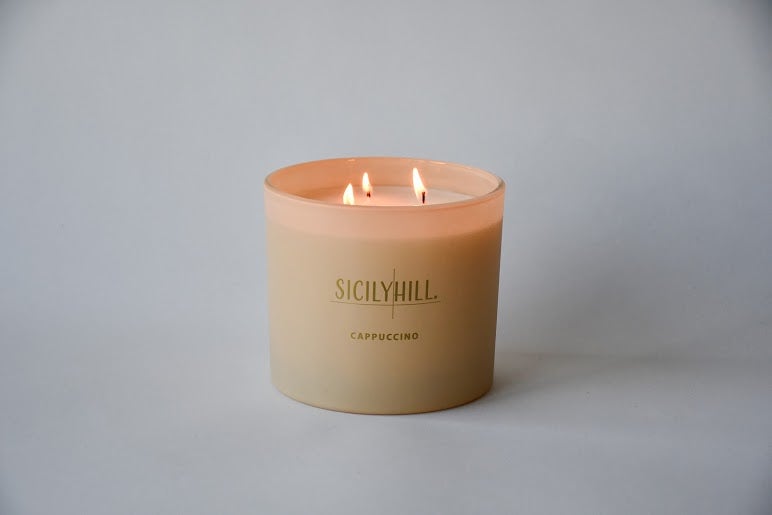 Sicily Hill Cappuccino Triple Wick Candle