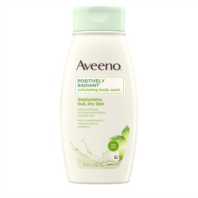 Aveeno Positively Radiant Exfoliating Body Wash