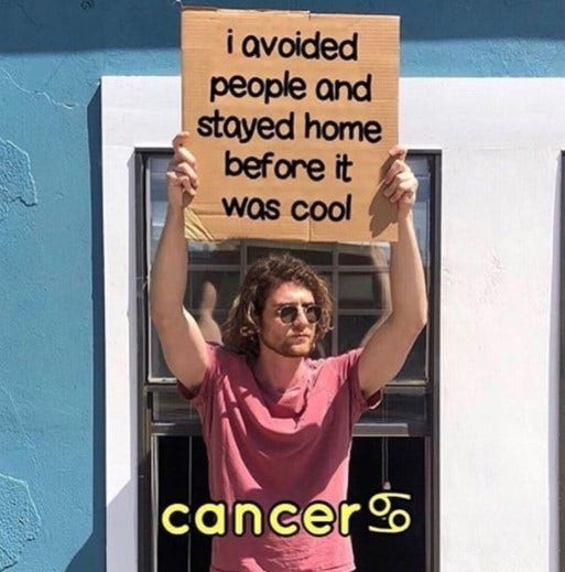 Best Cancer Zodiac Memes