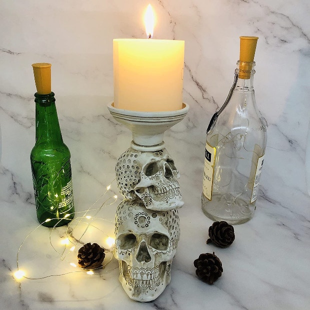 halloween wedding ideas candle holder