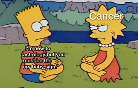 Best Cancer Zodiac Memes