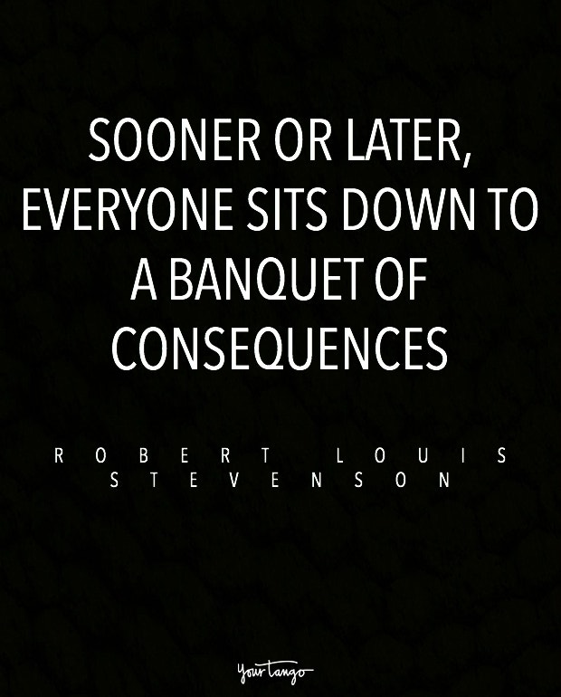 robert louis stevenson karma quote