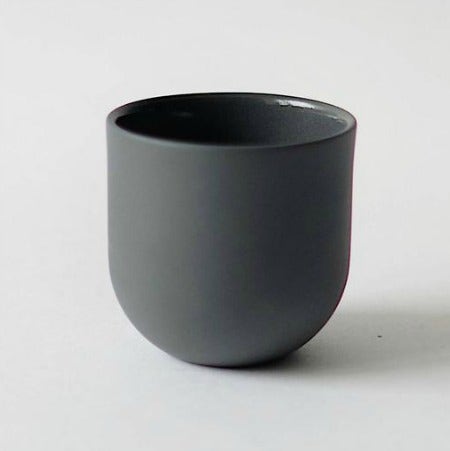 Dark Grey Porcelain Espresso Cup