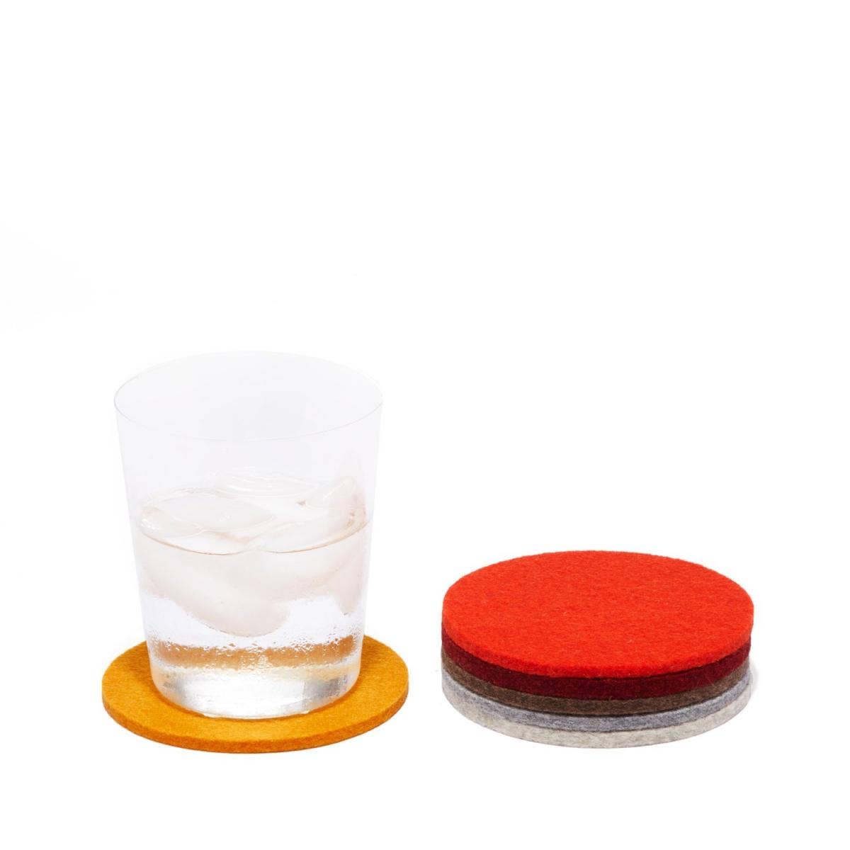 graf lantz 6 Pack Round Felt Coasters