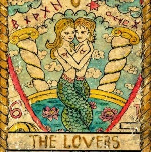 the lovers tarot card