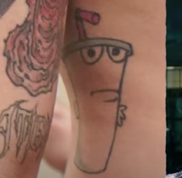 post malone master shake from aqua teen hunger force tattoo