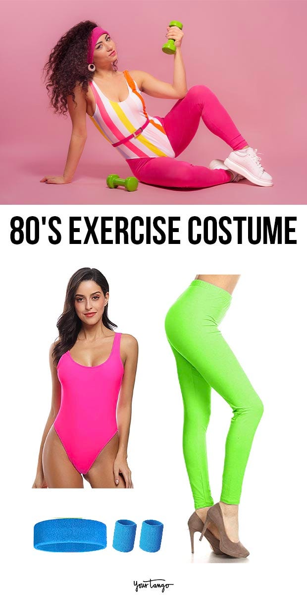 80s jazzercise last minute halloween costumes