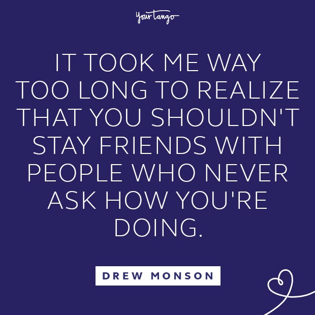 Drew Monson toxic relationship quote