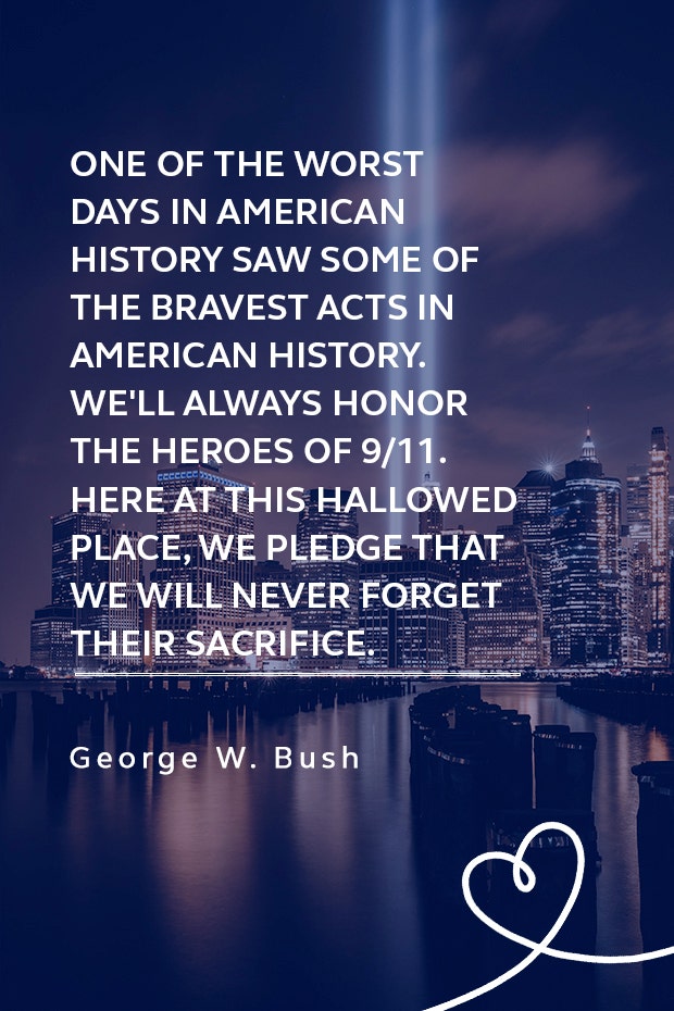 9/11 quote from George W Bush