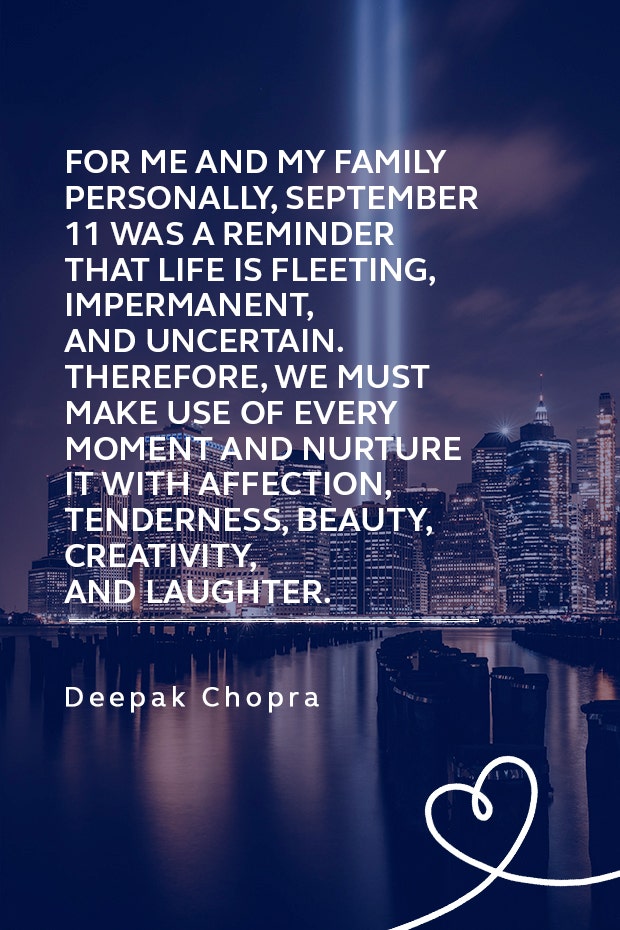 9/11 quote from Deepak Chopra