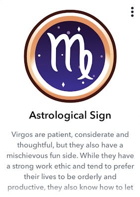 snapchat Astrology Compatibility Charm
