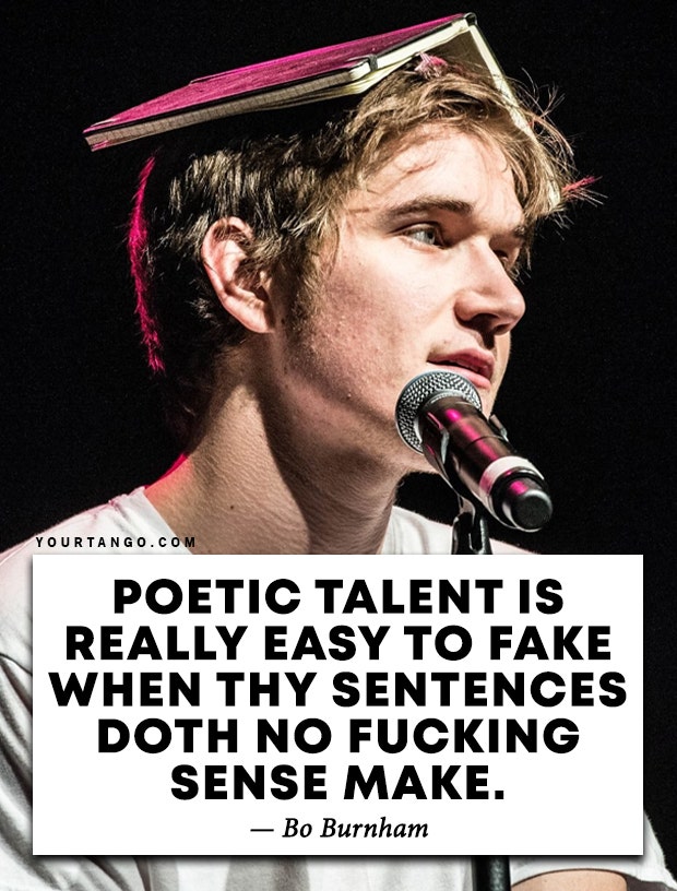 Best Bo Burnham Quotes Funny Jokes From Comedy Shows On Netflix