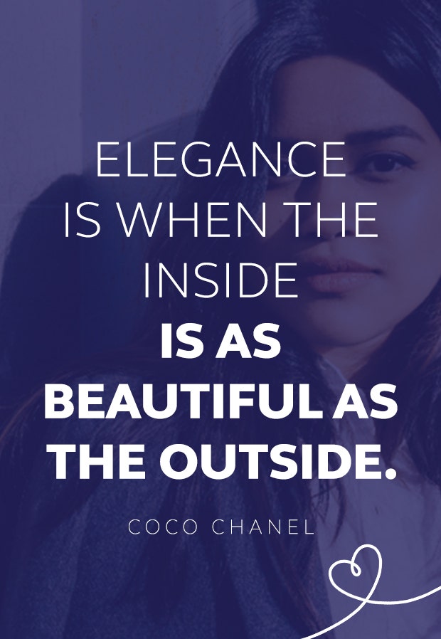 Coco Chanel quote about beauty