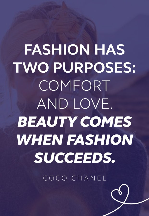 Coco Chanel quote about fashion