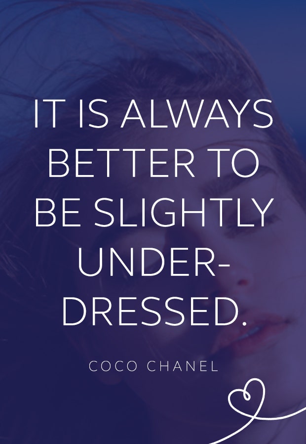 Coco Chanel quote about fashion