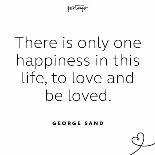 George Sand stay together quote