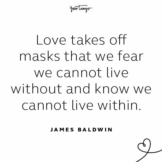 James Baldwin stay together quote