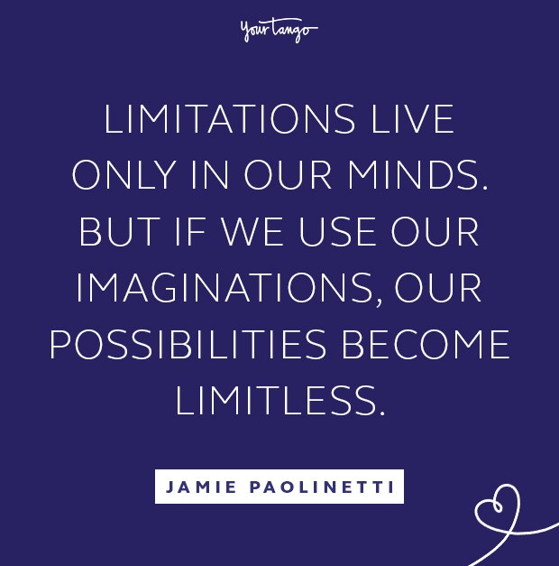 Jamie Paolinetti follow your dreams quote