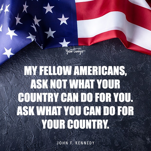 John F Kennedy Jr. Memorial Day quote