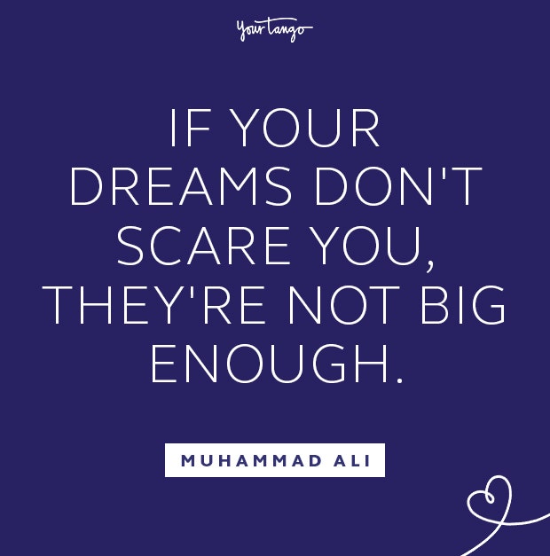 Muhammad Alifollow your dreams quote