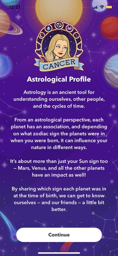 step 3 how to find your birth chart on snapchat