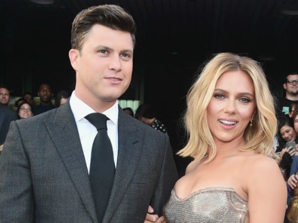 Scarlett Johansson Colin Jost