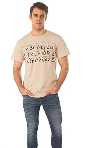 stranger things alphabet shirt