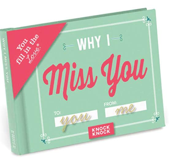 why i miss you book long distance gift idea