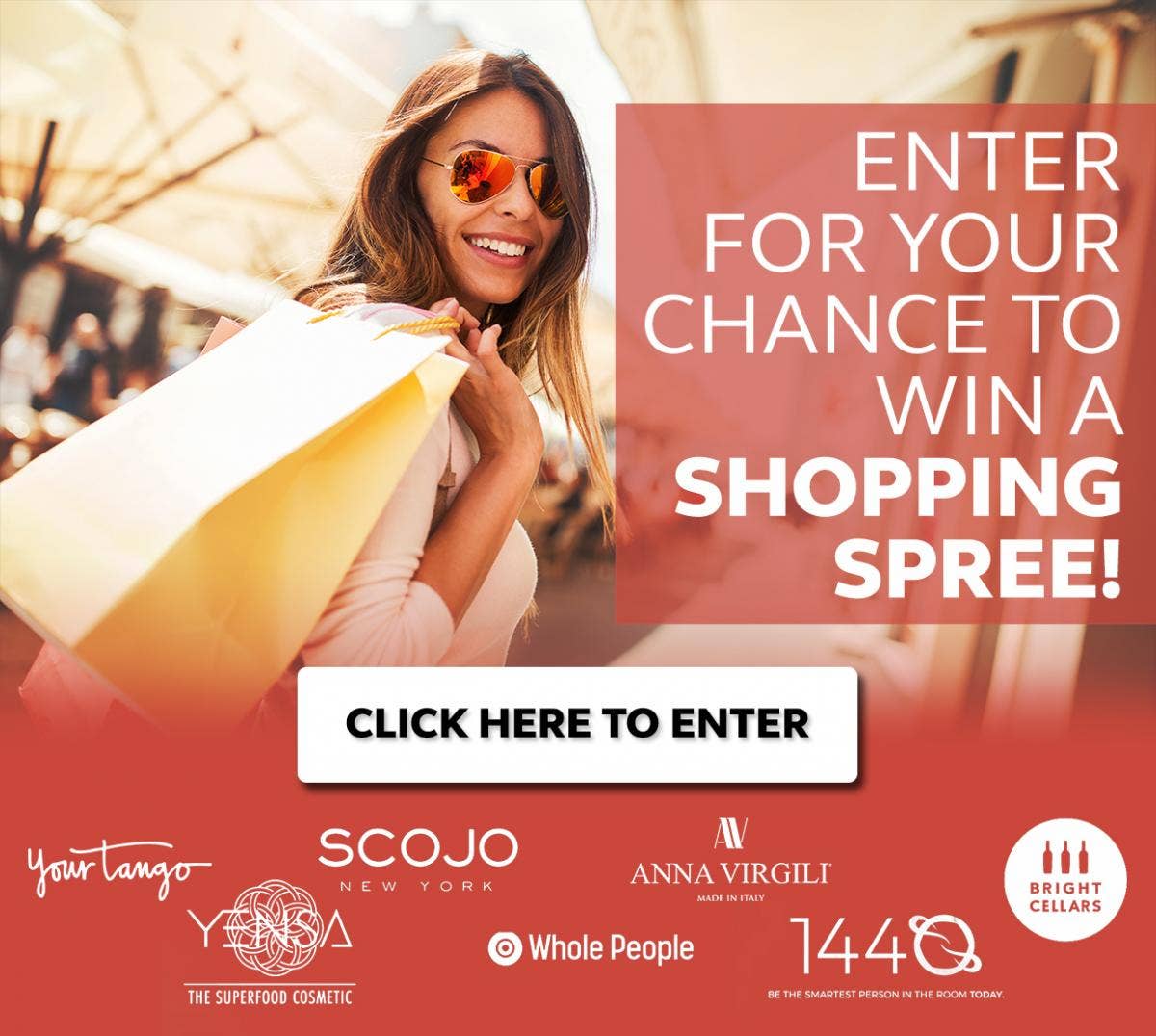 Shopping spree giveaway from bright cellars and YourTango