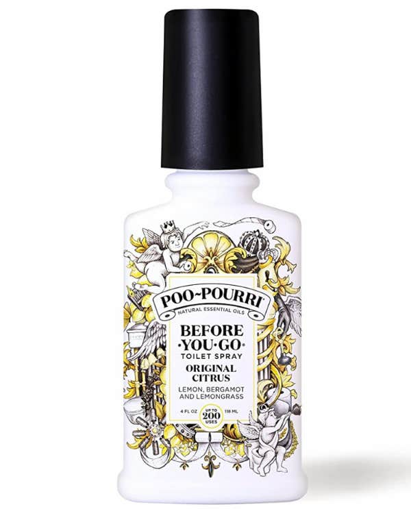 secret santa gift ideas / poo-pourri before-you-go toilet spray