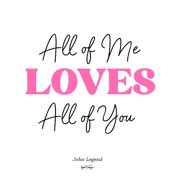 john legend i love you quote