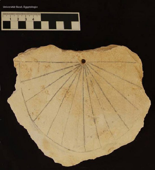 ancient Egyptian sundial